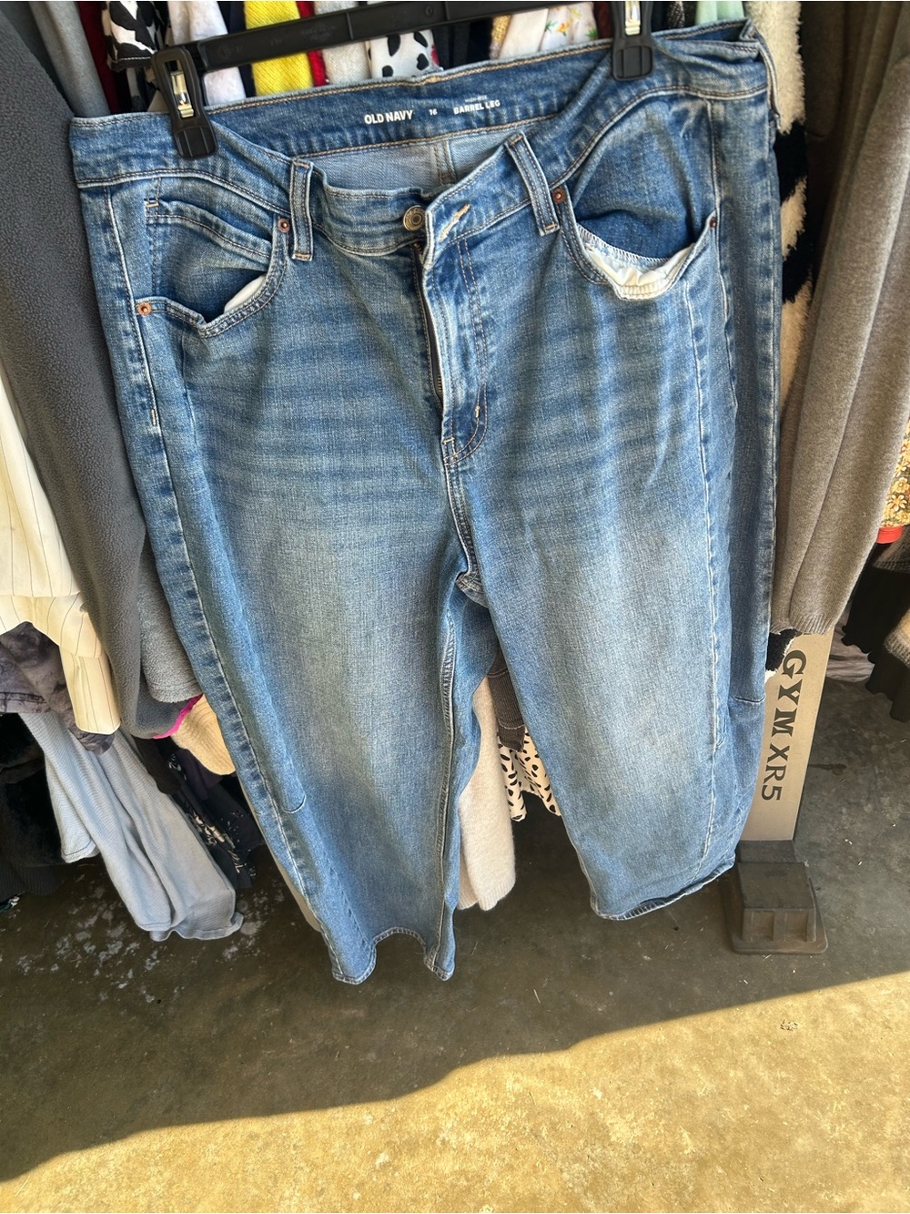 Old Navy Light Blue Women's Straight-Leg Jeans